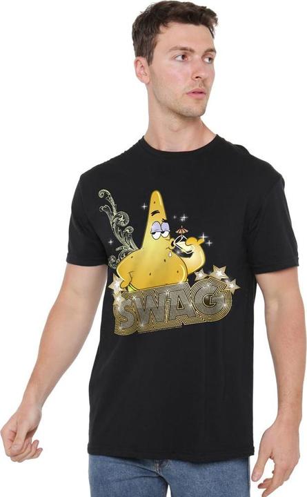 Immagine prodotto Spongebob Squarepants Patrick Has Swag Maglietta Uomo (M)