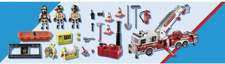 Immagine prodotto Playmobil Veicolo antincendio: scala a torre US (70935, Playmobil Città d'azione)