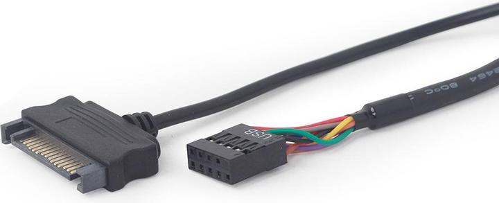 Produktbild Gembird FDI2-ALLIN1-03 card reader Internal Black, Grey (SATA, USB)