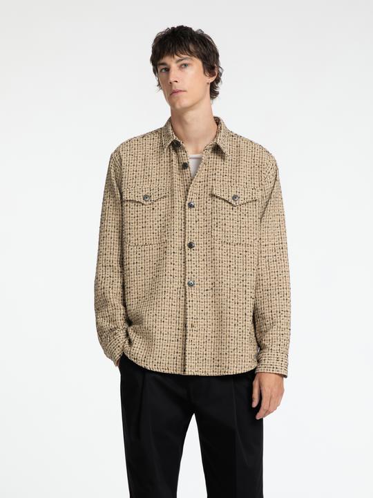 Produktbild Selected Homme Boxy Fit Bouclé Overshirt (L)