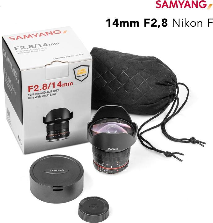 Actual product image Samyang 14mm f/2.8 ED AS IF UMC - Nikon F (Nikon F, full size)
