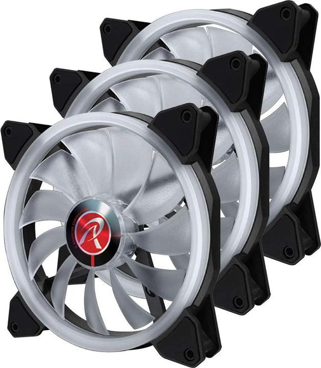 Raijintek iris 14 rbw add-3 gehäuselüfter (140 mm, 3 x)