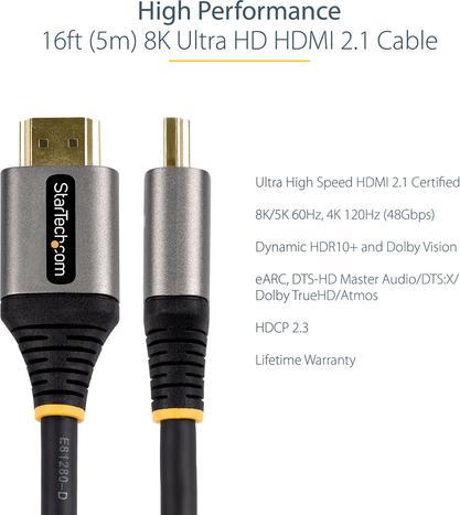 Immagine prodotto StarTech HDMI - HDMI (5 m, HDMI)