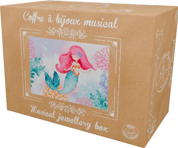 Produktbild Ulysse Couleurs d'Enfance Musiktruhe kleine Meerjungfrau - Spieluhr