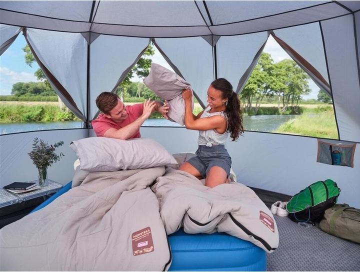 Actual product image Coleman 2176828 Octagon tent with large windows, with 360° panoramic view (Dome tent, 20.70 kg, 8 persons)