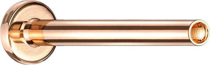 Star Piercing Micro Labret-Stab mit 0.8 mm Innengewinde rosegold (Chirurgenstahl 316L)