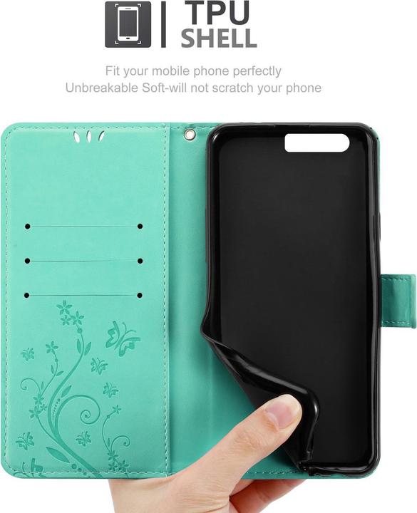 Productafbeelding Cadorabo Bloemen Boekomslag (Huawei P10 Plus)