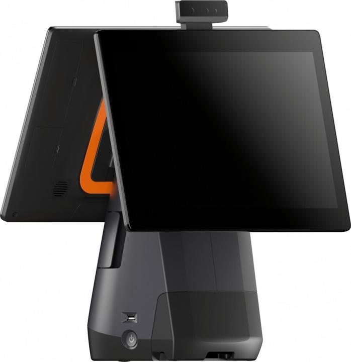 Image du produit Sunmi T2s, 39.6cm (15.6"), VFD, Android, noir, orange POS system, retail, touchscreen, capacitive,...