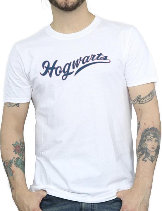 Actual product image Mens Hogwarts Writing T-Shirt (3XL)