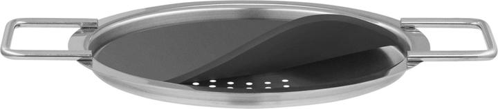 Eva Solo Eva Trio - Abgiessdeckel - Black/Steel - 16 cm (16 cm, Metall)