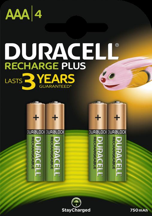 Actual product image Duracell Recharge Plus (1 pcs., AAA, 750 mAh)