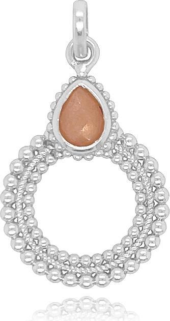 Immagine prodotto Leyda Ciondolo Cercle Goutte (Argento 925, Pietra)