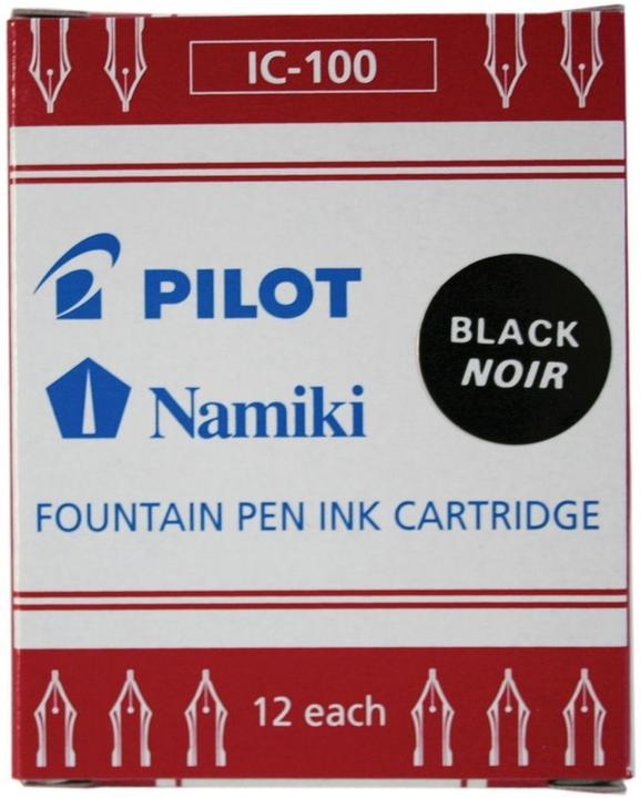 Actual product image Pilot Namiki IC100 (ink cartridges, Black)