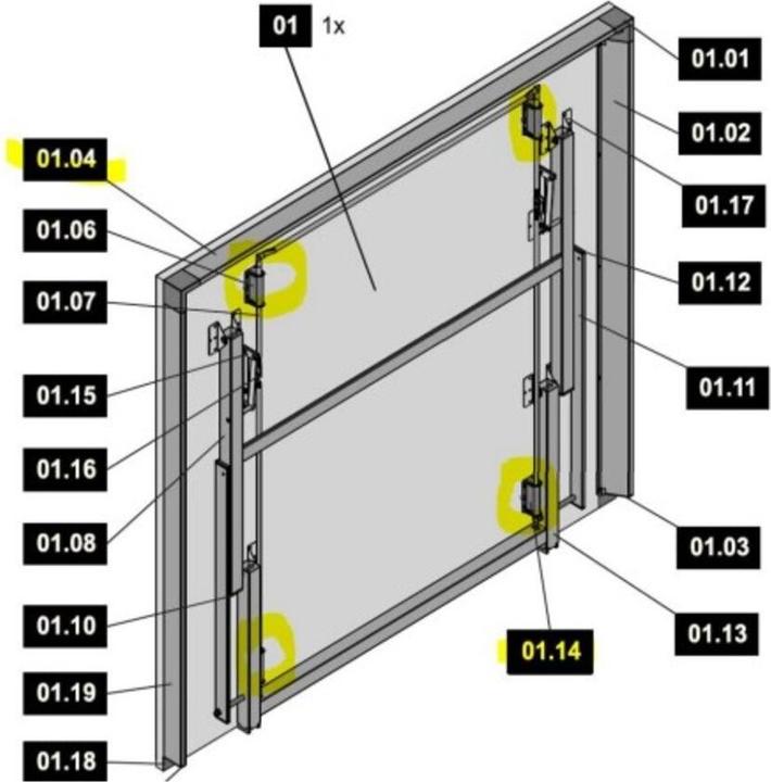 Actual product image Sponeta Lager Unterteil