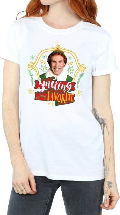 Immagine prodotto Elf Buddy Smiling Maglietta Ampia Donna (L)