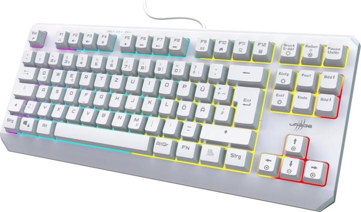 Actual product image Urage Gaming Keyboard Exodus 220 TKL, White (DE, Cable)