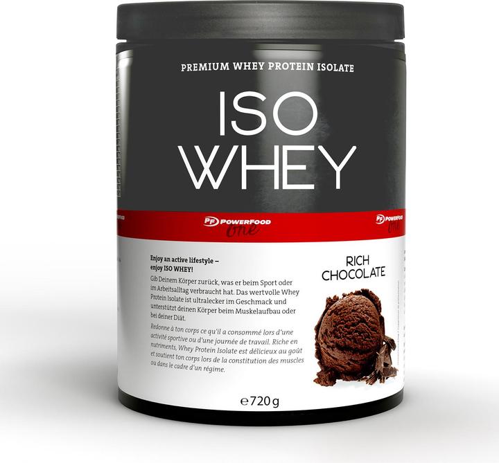 Immagine prodotto PowerFood One Iso Whey (Cioccolato ricco, 1 pz., 720 g)