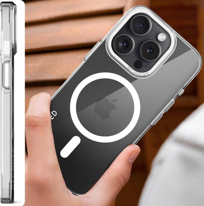 Image du produit Decoded Coque arrière en plastique recyclé pour iPhone 15 Pro Max Transparent (Apple iPhone 15 Pro Max)
