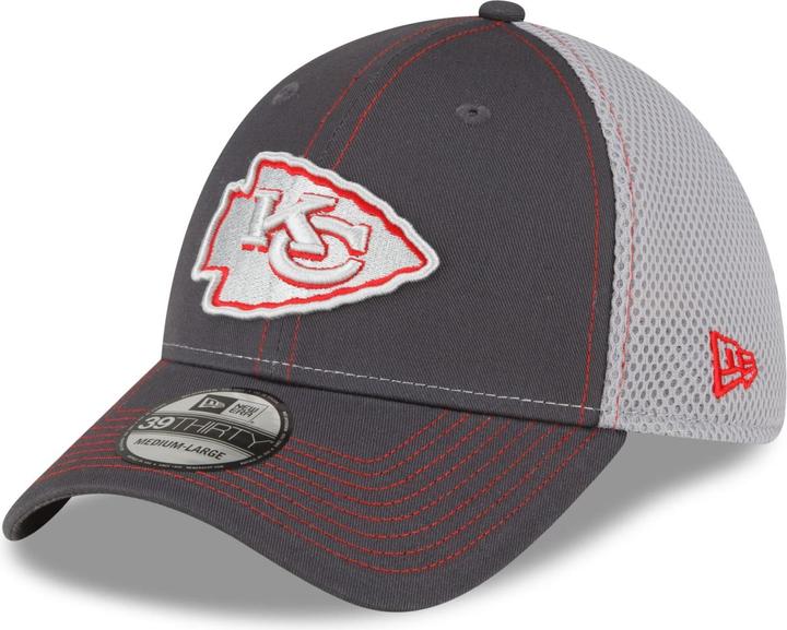 Actual product image New Era 39Thirty Stretch Mesh Cap - Kansas City Chiefs (S/M)