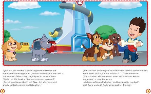 Image du produit PAW Patrol Briefe-Geschichtenbuch: Geburtstagsüberraschung für Marshall (Allemand, Oliver Bieber, 2022)