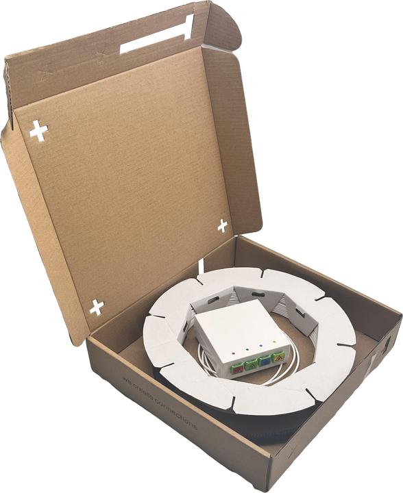 Produktbild Helos FTTH-Anschlussset, beidseitig mit SC-APC-Steckern vorkonfektioniert, 50m (UTP, CAT6, 50 m)