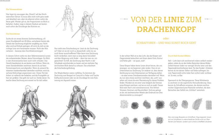 Produktbild Hexer, Drachen, Elfen – die beliebtesten Fantasy-Figuren zeichnen (Deutsch, Hauke Kock, 2020)