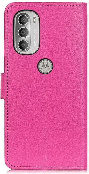 Image du produit MU Classic Série de couvertures de livres en cuir litchi (Motorola Moto G51 5G)