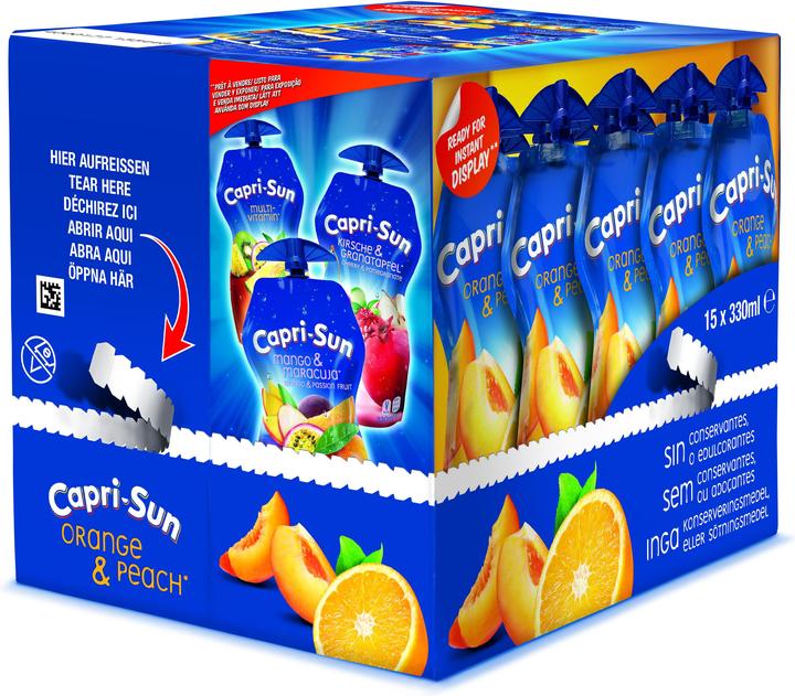 Image du produit Capri-Sun Orange & Pêche (15 x 33 cl)