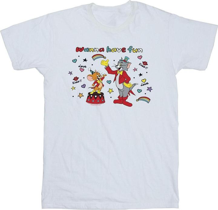 Immagine prodotto Tom & Jerry Wanna Have Fun Maglietta Ragazze (128)