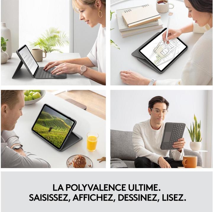 Actual product image Logitech Folio Touch (CH, iPad Pro 11 2018 (1. Gen), iPad Pro 11 2021 (3rd Gen), iPad Pro 11 2020 (2. Gen), iPad Pro 11 2022 (4th Gen))
