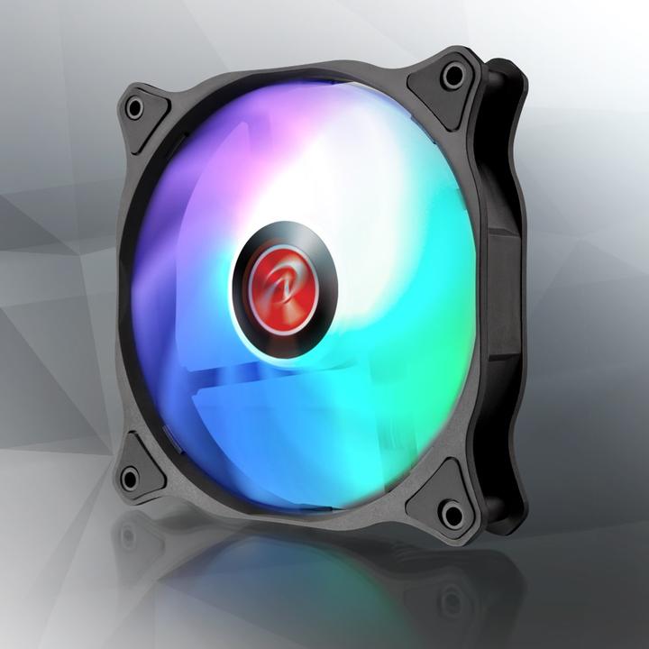 Produktbild Raijintek EOS 12 RBW ADD Lüfter, 2er-Set inkl. Controller (120 mm, 2 x)