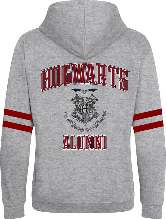 Immagine prodotto Felpa con cappuccio Hogwarts Alumni con zip a tutta lunghezza (M)