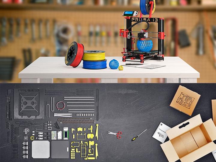 Produktbild BQ Prusa i3 Hephestos Yellow