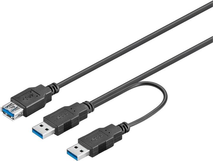 Produktbild Goobay USB- / Stromkabel (0.30 m, USB 3.0)