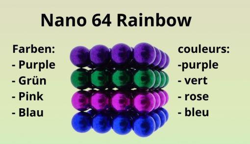 Produktbild Nanodots 64 Rainbow