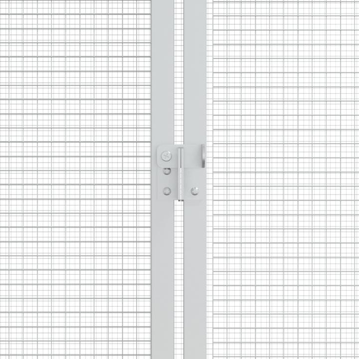 Produktbild VidaXL Vogelvoliere Anthrazit 112x227x141 cm Stahl