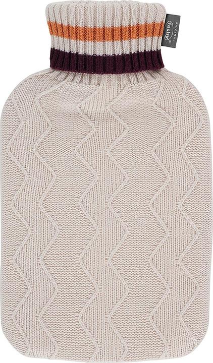 Fashy Wärmflasche mit Rollkragen 2 l Beige (0.50 l)