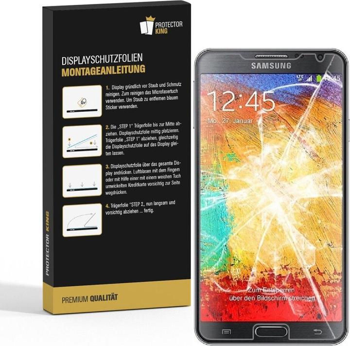 Produktbild Protectorking 3x Panzerfolie Anti-Shock HD Klar (3 Stück, Samsung Galaxy Note 3)