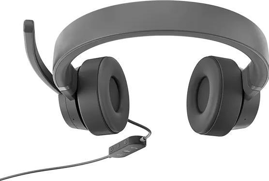 Image du produit Lenovo GXD1C99243 Casque/écouteur filaire Appels/musique USB Type-C Gris (ANC, Filaire)