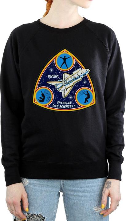 Actual product image Nasa Womens/Ladies Classic Spacelab Life Science Sweatshirt (L)