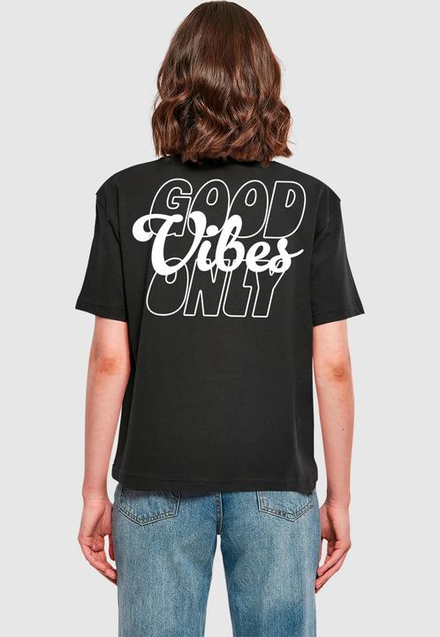 Produktbild Miss Tee Good Vibes Wording Tee - 173959 (5XL)