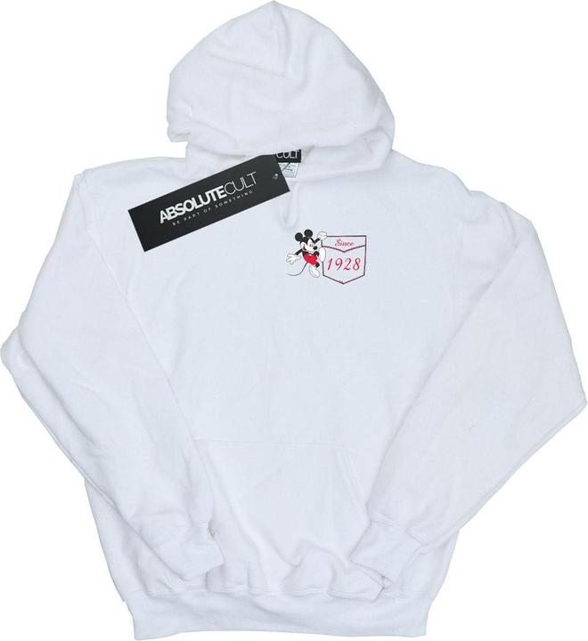 Immagine prodotto Disney Mickey Mouse Faux Pocket Since 1928 Felpa con Cappuccio Uomo (S)