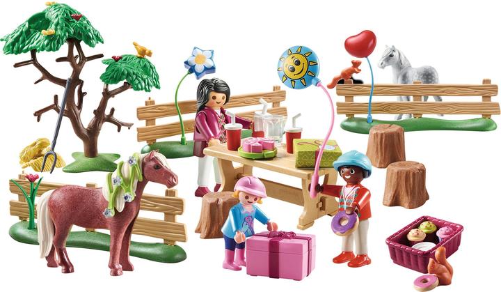 Image du produit Playmobil Anniversaire d'enfant au poney (70997, Playmobil Country)