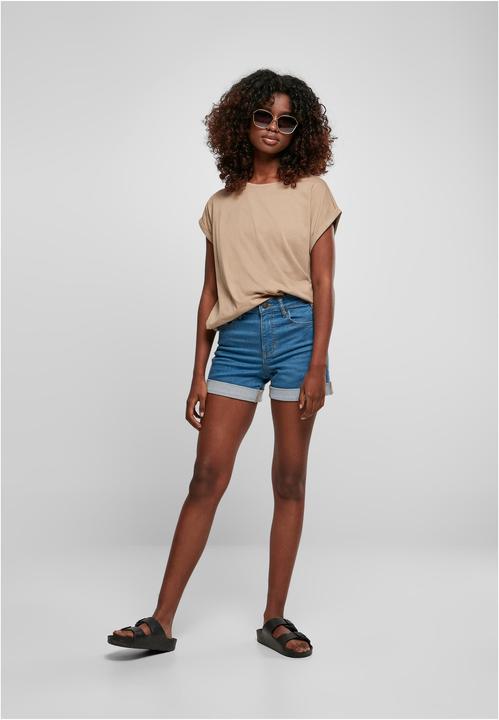 Actual product image Urban Classics Ladies Extended Shoulder Tee (XS)