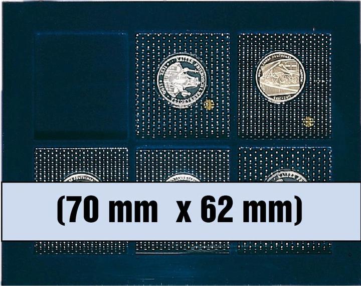 Safe Tableau pour 10 DM PP ou pièces de monnaie jusqu'à 62 mm Ø