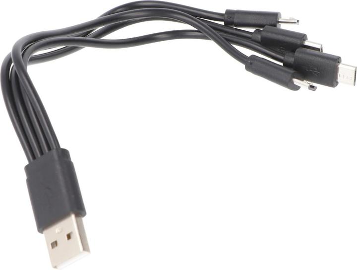 Produktbild Keeppower USB-Verteiler Typ-A auf 4 x Micro USB Länge: 0,2 m bis 2,1A (0.20 m, USB 2.0)