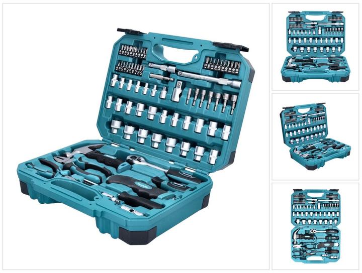 Produktbild Makita Werkzeug-Set (4.5, 6, 7, 8, 9, 10, 11, 12, 13, 14, 15, 16, 17, 18, 19, 21, 22, 24, 25, 27, 30, 40, 45, 46, 49, 50, 55, 60, 67, 76, 56 mm, 48 mm, T47, 54mm, 74 mm, 51 mm, 57mm, 52 mm, 58mm, 66 mm, t65, 73 mm, T75, 63 mm, 68 mm, T70, 53CZ, 42 mm, 43 mm, T35, DB 41)