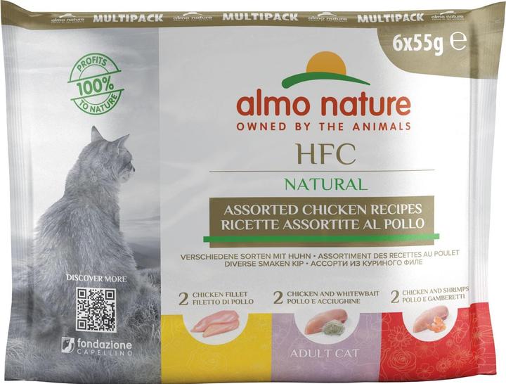 Produktbild Almo Nature HFC Multipack Sorten mit Huhn (Adult, 1 Stk., 330 g)