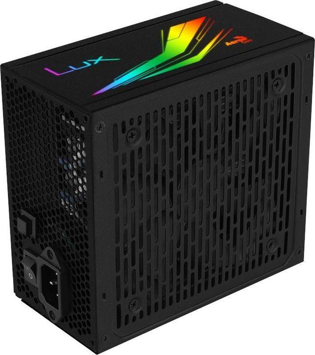 AeroCool Lux RGB 550M power supply unit 550 W Black (550 W)