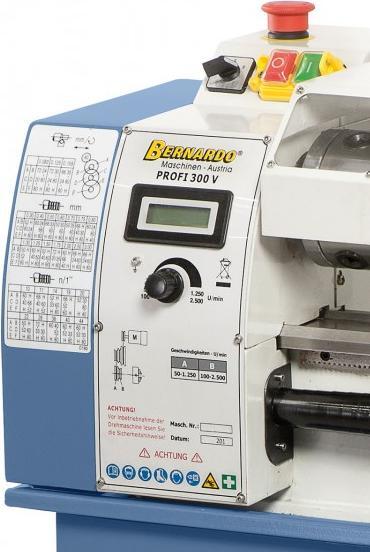 Actual product image Bernardo Cantina Bernardo - Tischdrehmaschine Profi 300 V / 230 V